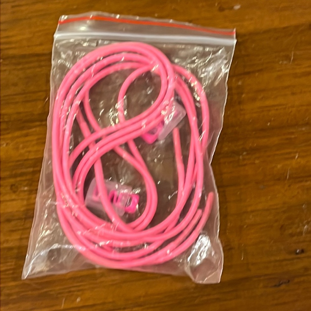 Nike Shox Bungee Shoelaces shoe lace vintage pink 1 pair Shoestrings